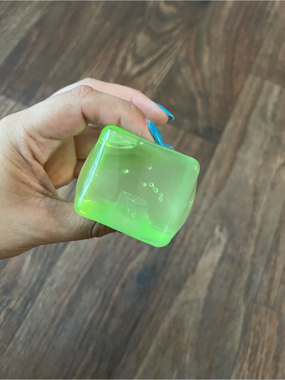 💚 Green Cube Squeeze Squishy – Super Solid Sensory Fidget Toy